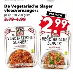 Coop De Vegetarische Slager vleesvervangers aanbieding