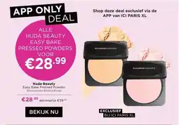 ICI Paris XL Huda Beauty aanbieding