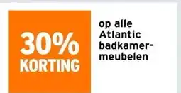 GAMMA op alle Atlantic badkamer- meubelen aanbieding