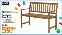 GAMMA TuinbankjeKoen 2-zits aanbieding