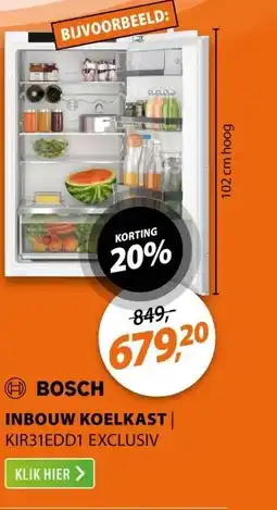 Expert Bosch KIR31EDD1 EXCLUSIV aanbieding