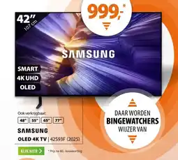 Expert Samsung OLED 4K 42S93F (2025) aanbieding