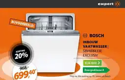 Expert Bosch SBV4EBX33E EXCLUSIV aanbieding