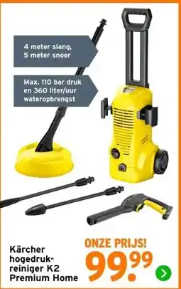 GAMMA Kärcher hogedruk- reiniger K2 Premium Home aanbieding