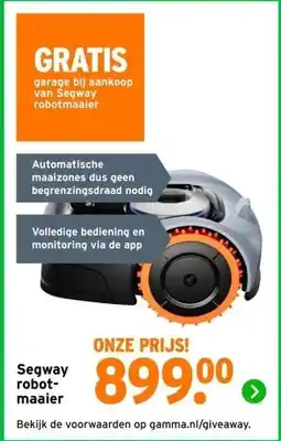 GAMMA Segway robot- maaier aanbieding