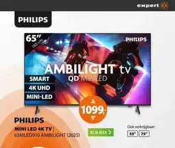 Expert Philips 65MLED910 Ambilight (2025) aanbieding