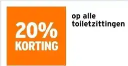 GAMMA op alle toiletzittingen aanbieding