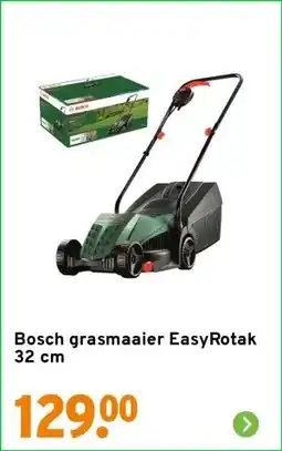 GAMMA Bosch grasmaaier EasyRotak 32 cm aanbieding