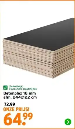 GAMMA Betonplex 18 mm aanbieding