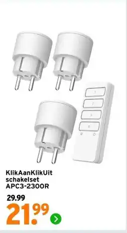 GAMMA KlikAanKlikUit schakelset aanbieding