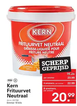 Sligro Kern frituurvet neutraal aanbieding