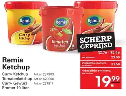 Sligro Remia Curry ketchup aanbieding
