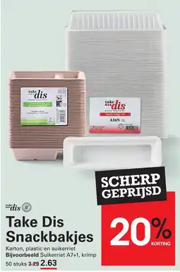Sligro Take dis snackbakjes aanbieding