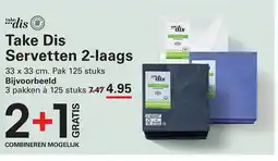 Sligro Take Dis Servetten 2-laags aanbieding