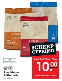 Sligro Alex Meijer Koffiepads aanbieding