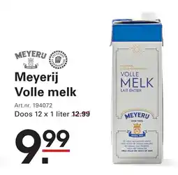 Sligro Meyerij Volle melk aanbieding