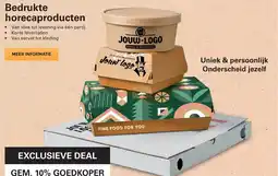 Sligro Bedrukte horecaproducten aanbieding