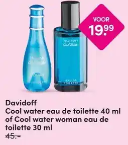 DA Davidoff Cool water eau de toilette 40 ml of Cool water woman aanbieding
