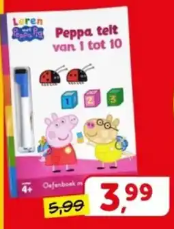 Boekenvoordeel Peppe Peppa telt aanbieding
