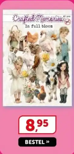 Boekenvoordeel Crafted Memories In full bloom aanbieding