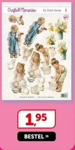 Boekenvoordeel Crafted Memories In full bloom 1 aanbieding