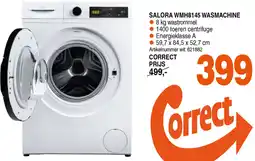 Correct SALORA WMH8145 WASMACHINE aanbieding