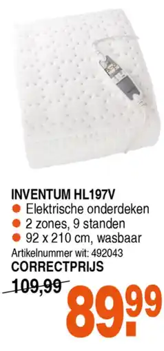 Correct INVENTUM HL197V aanbieding