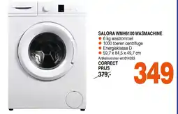 Correct SALORA WMH6100 WASMACHINE aanbieding