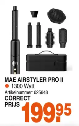 Correct MAE AIRSTYLER PRO II aanbieding