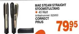 Correct MAE STEAM STRAIGHT STOOMSTIJLTANG aanbieding