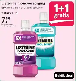 Etos Listerine mondverzorging aanbieding