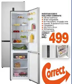 Correct INVENTUM KV2001S KOEL/VRIES COMBINATIE aanbieding