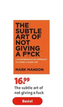 Bruna The subtle art of not giving a fuck aanbieding