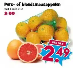 Boon`s Markt Pers- of bloedsinaasappelen aanbieding