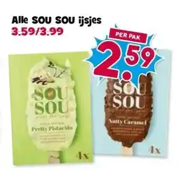 Boon`s Markt Alle SOU SOU ijsjes aanbieding