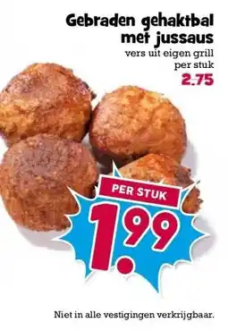 Boon`s Markt Gebraden gehaktbal met jussaus aanbieding