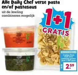 Boon`s Markt Alle Daily Chef verse pasta en/of pastasaus aanbieding