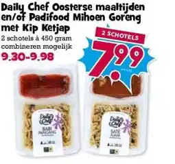 Boon`s Markt Daily Chef Oosterse maaltijden en/of Padifood Mihoen Goreng met Kip Ketjap aanbieding