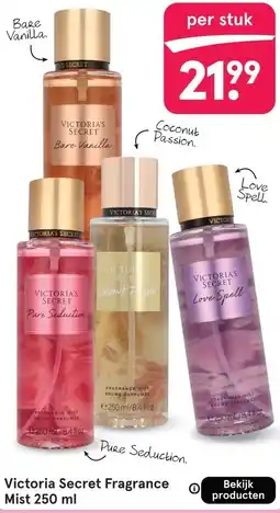 Etos Victoria Secret Fragrance Mist 250 ml aanbieding