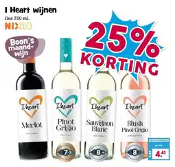 Boon`s Markt I Heart wijnen aanbieding