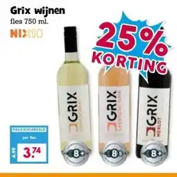 Boon`s Markt Grix wijnen aanbieding