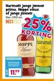 Boon`s Markt Hartevelt jonge jenever prima, Hoppe vieux of jonge jenever aanbieding