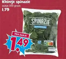 Boon`s Markt Kleintje spinazie aanbieding