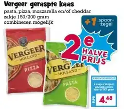 Boon`s Markt Vergeer geraspte kaas aanbieding