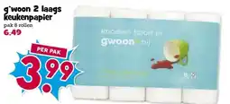 Boon`s Markt g'woon 2 laags keukenpapier aanbieding