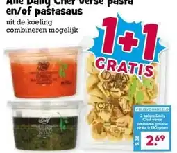 Boon`s Markt Alle Daily Chef verse pasta en/of pastasaus aanbieding