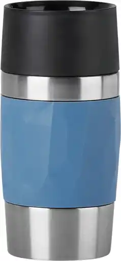 Coolblue Tefal Travel Mug Compact 0,3 Liter Blauw aanbieding