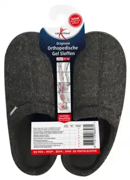 De Online Drogist Lucovitaal Orthopedische Gel Sloffen Maat 39-40 aanbieding