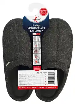 De Online Drogist Lucovitaal Orthopedische Gel Sloffen Maat 39-40 aanbieding