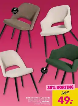 Xenos Eetkamerstoel Leonardo aanbieding